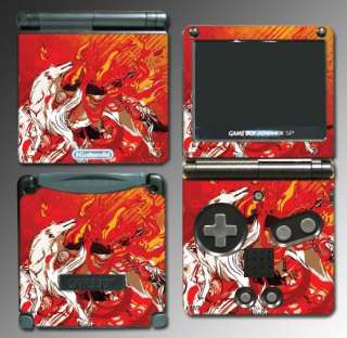 Okami Wolf Game Decal Skin Cover #3 for Nintendo GBA SP  
