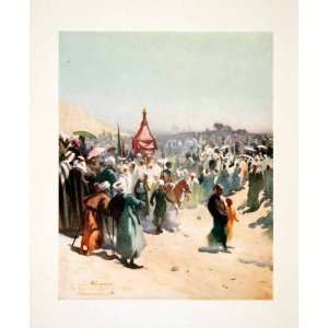   Egypt Sultana Mamluk Parade Robert Talbot Kelly   Original Color Print