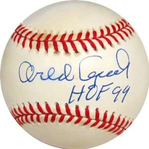 Orlando Cepeda Signed Ball   with HOF 99 Inscription   Autographed 