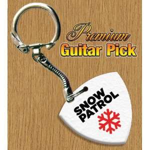 Snow Patrol Keyring Bass Guitar Pick Both Sides Printed