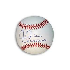  Chris Chambliss Autographed MLB Baseball Inscribed 77 78 