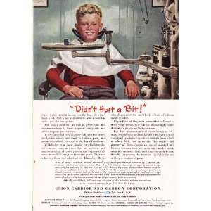  1945 Ad Dentist Original Vintage Print Ad 