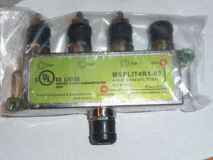 DirecTv 4 Way SMW Splitters MSPLIT4R1 02 green label  