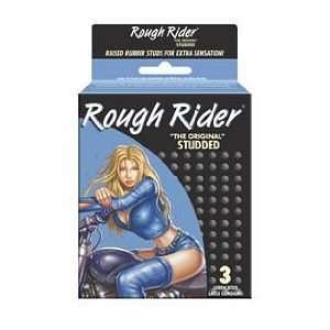  Rough Rider Studded Condoms (12 x 3 Condom Packs  36 Condoms 