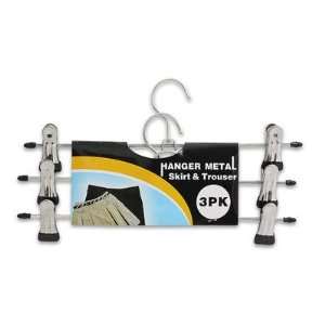    12 Metal Skirt & Trouser Hanger Set 3 Pack