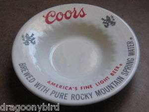 Vintage Old Coors Candy Dish/Ash Tray With Lions  