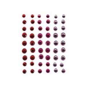 Martha Stewart Crafts Stickers, Red Pink Gemstones