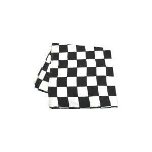  Black and White Checkered Bath Towel Beach Racing