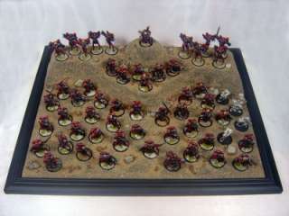   battle witch hunters painted army 57 models display board case codex