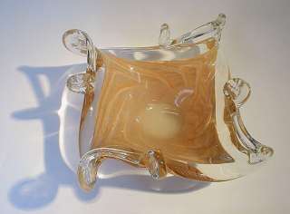 ITALIAN ART GLASS SUPERB LOT 5 CANDY DISHES EAMES ERA c1930 50  