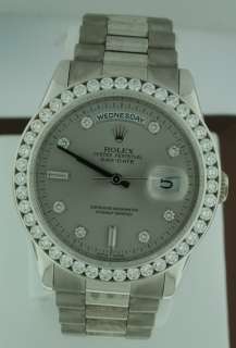 Rolex 2001 President 18k Gold Diamond $42,400 Men Watch  