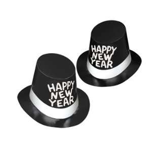  Top Hat & Tails Hi Hat (black & white) Party Accessory (1 
