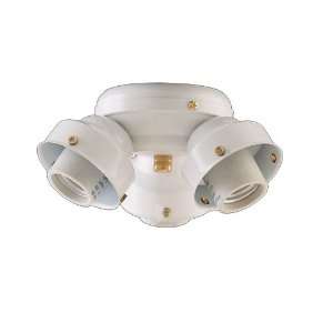 Concord Y 306CG S WH White 180 Watt Light Kit with 3 Candelabra Base 