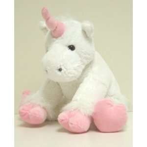  15 Inch Satin White Unicorn Plush Stuffed *NO SEW* Animal 