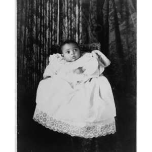  1899 photo African American baby, full length portrait 
