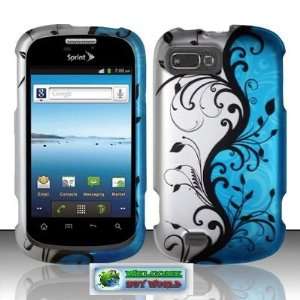 Buy World] for ZTE Fury N850 (Sprint) Rubberized Design Cover   Blue 