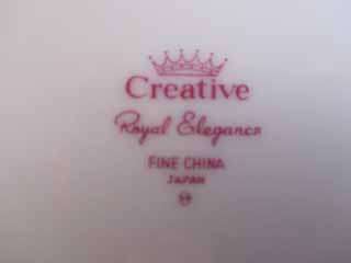 Creative Fine China Royal Elegance Luncheon Plates  