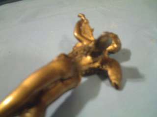 This VINTAGE BRASS ANGEL FIGURINE PLAYING VIOLIN MADE IN JAPAN is in 