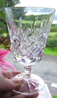 description 6 superb scottish crystal small wine glasses perfect for 
