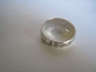 STERLING SILVER INSPIRATIONAL SISTER / LOVE BEST FRIENDS 8mm RING SIZE 