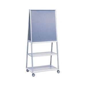 Wheelies Mobile Easel with Fabric and Whiteboard Side Fabric Choice 