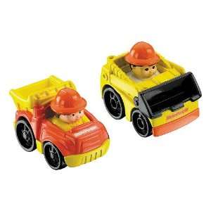  Little People Wheelies 2 Pack   Loader/Dump Truck Toys 