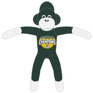  Green Bay Packers Super Bowl XLV Champions 19 Sock Monkey 