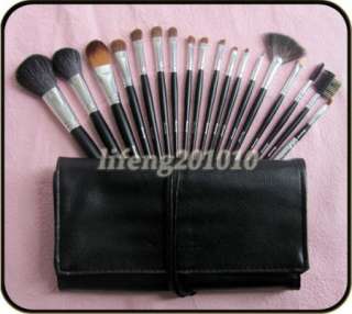 PRO Makeup Brush Set HIGH QUALITY 18 PCS MAKE UP BRUSHES SET KIT POUCH 