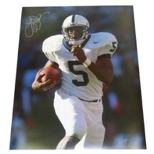  Autographed Larry Johnson Picture   16x20 Penn State 