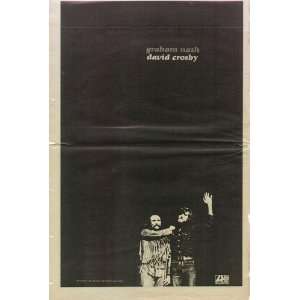 Nash Crosby Original LP Promotional Ad 1972