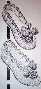 5611 Vintage Anne Cabot SLIPPERS Pattern (Reproduction)  