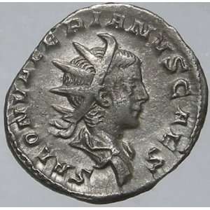  259CE Roman Coin SALONINUS Silver Instruments Sacrifice 