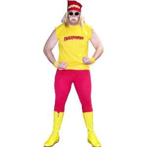  Lets Party By Costume Agent Hulkamania Adult Costume / Red 