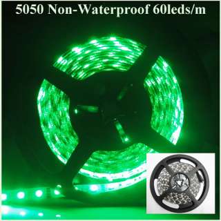5M 5050 SMD Non Waterproof Green 300LEDs Strip 12V DIY  