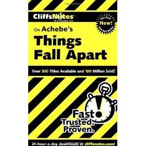    Things Fall Apart (Cliffs Notes) [Paperback] John Chua Books