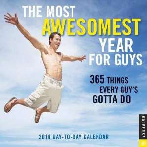   Awesomest Year for Guys 2010 Daily Boxed Calendar
