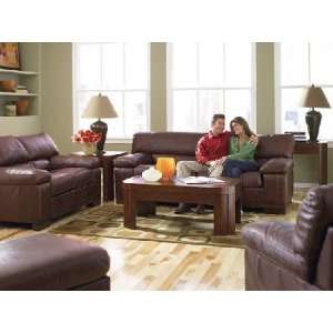  Ciara   Adobe Leather Living Room Set Wisconsin Living 