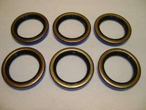 55 95 SBC Chevy Timing Cover Crank Seals   6 Pack  