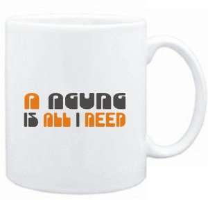  Mug White  A Agung is all I need  Instruments Sports 