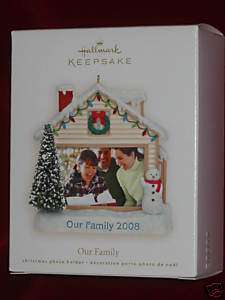 Hallmark 2008 Our Family Photo Holder Picture Window Frame w 