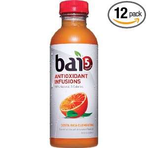 Bai5, 5 calorie Costa Rica Clementine, 100% Natural, Antioxidant 