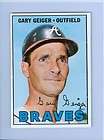 1967 Topps Braves GARY GEIGER #566 EX MT