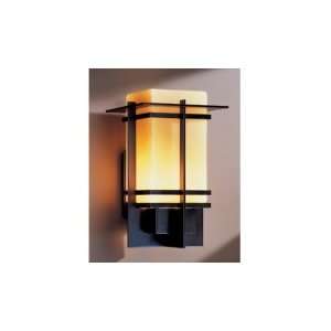   H77 Tourou 1 Light Outdoor Wall Light in Natural Iron with Stone glass
