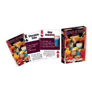  (3x4) Towers of Power Drink Recipes Playing Cards