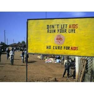  Aids Sign in the Village of Gimbii, Oromo Country, Welega 