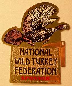 National Wild Turkey Sponsor Sticker  