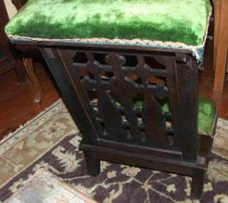 Antique Victorian 1870 Kneeling Prayer Bench Chair  