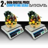 600LB Bench Shipping Weight Digital Counting Scale Warehouse Platform 