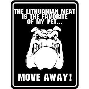  Pet  Moev Away   Lithuania Parking Sign Country
