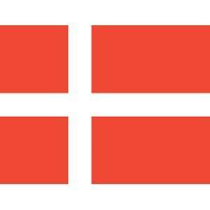  Fridgedoor Denmark Country Flag Magnet Patio, Lawn 